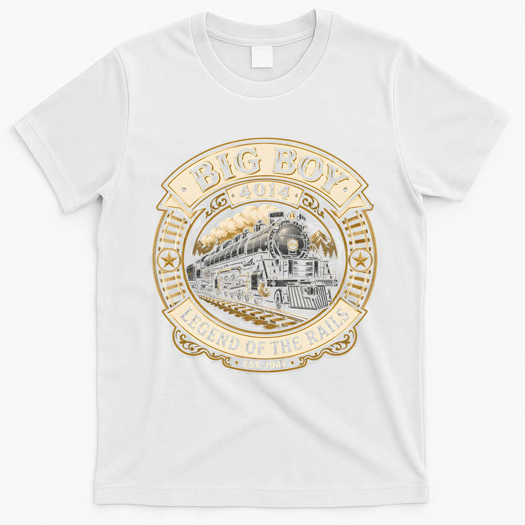 Big Boy 4014 Legend Of The Rails T-Shirt - White