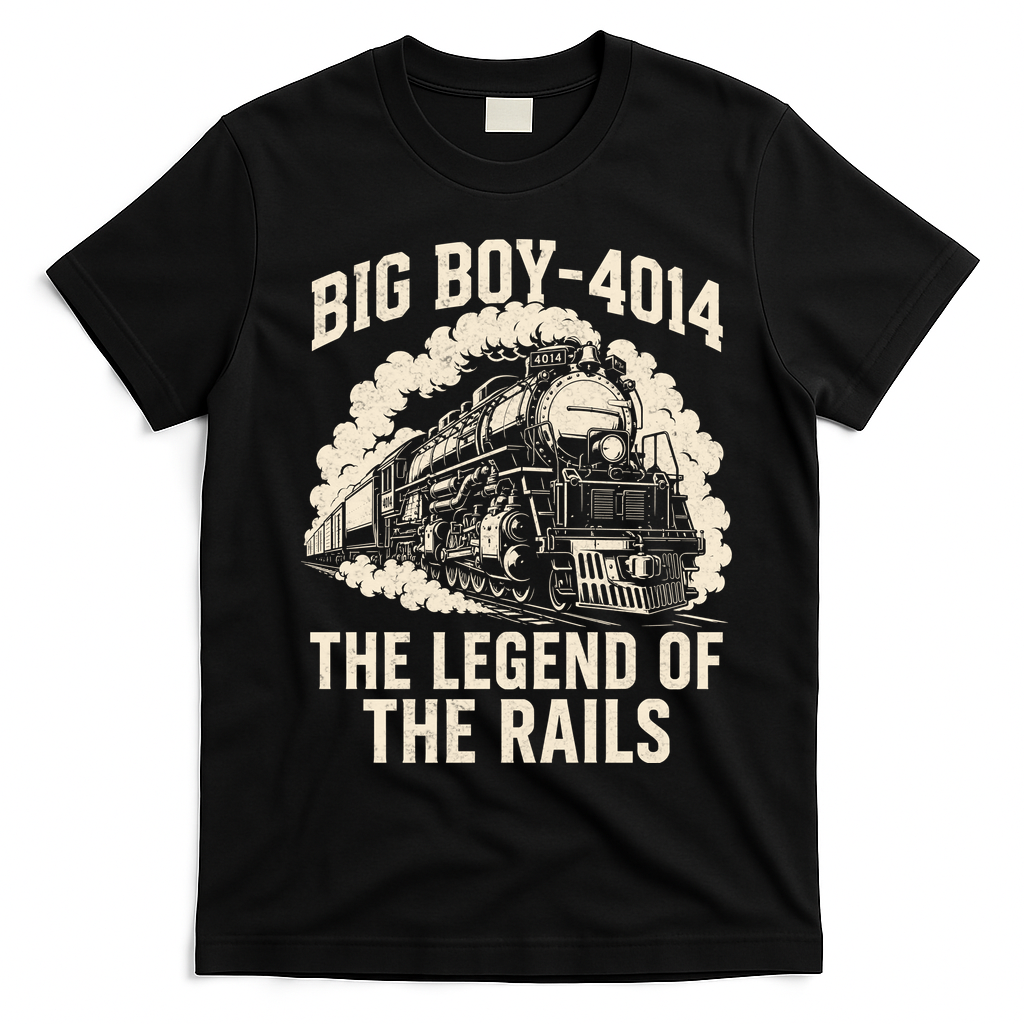 Big Boy 4014 The Legend Of The Rails T-Shirt - Black