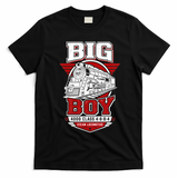 Big Boy 4000 Class Steam Locomotive American Train T-Shirt - Black