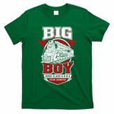 Big Boy 4000 Class Steam Locomotive American Train T-Shirt - Irish Green