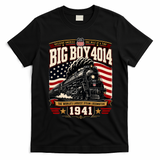 Big Boy 4014 Steam Engine Locomotive Train Railroad T-Shirt - Black