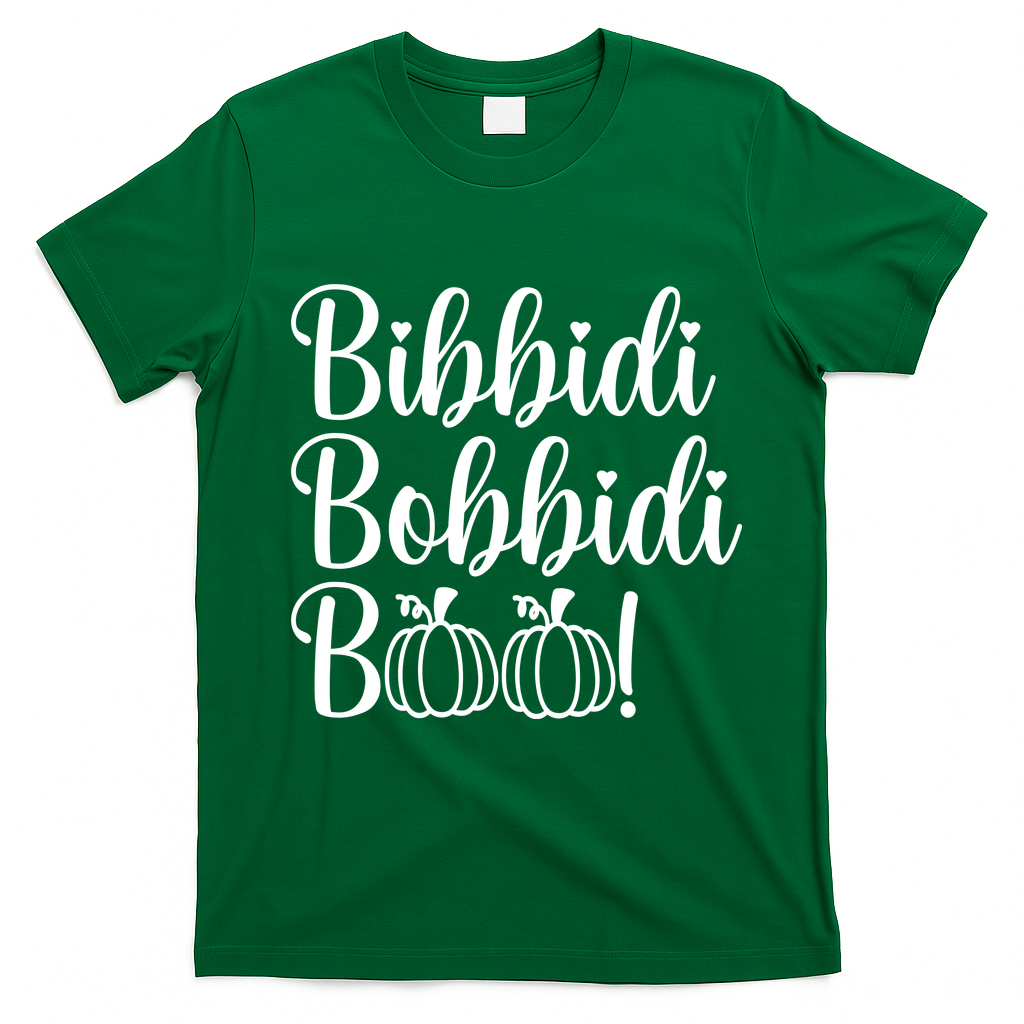 Bibbidi Bobbidi Boo Cute Halloween T-Shirt - Irish Green