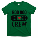 Boo Boo Crew First Aid School Nurse Day Care Teacher T-Shirt - Irish Green
