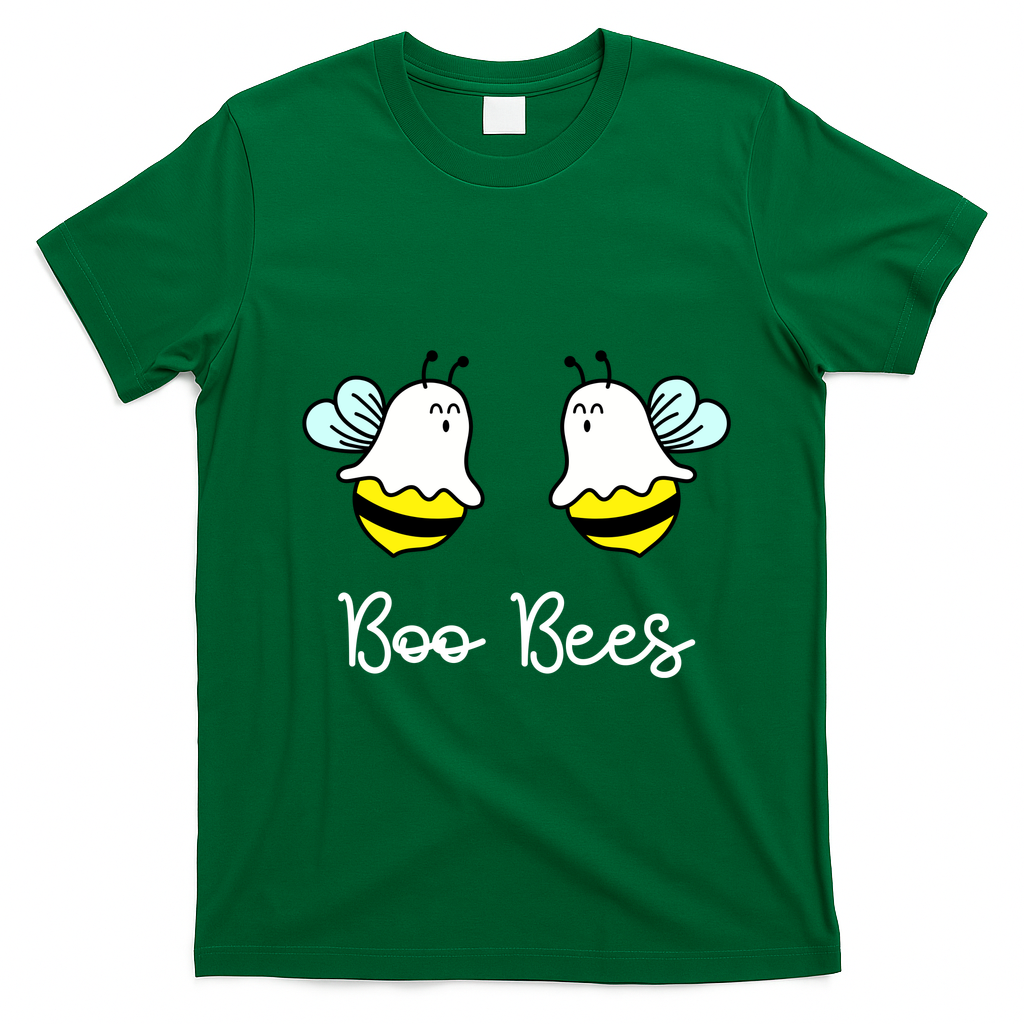 Boo Bees Funny Halloween T-Shirt - Irish Green