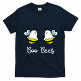 Boo Bees Funny Halloween T-Shirt - Navy Blue