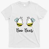 Boo Bees Funny Halloween T-Shirt - White