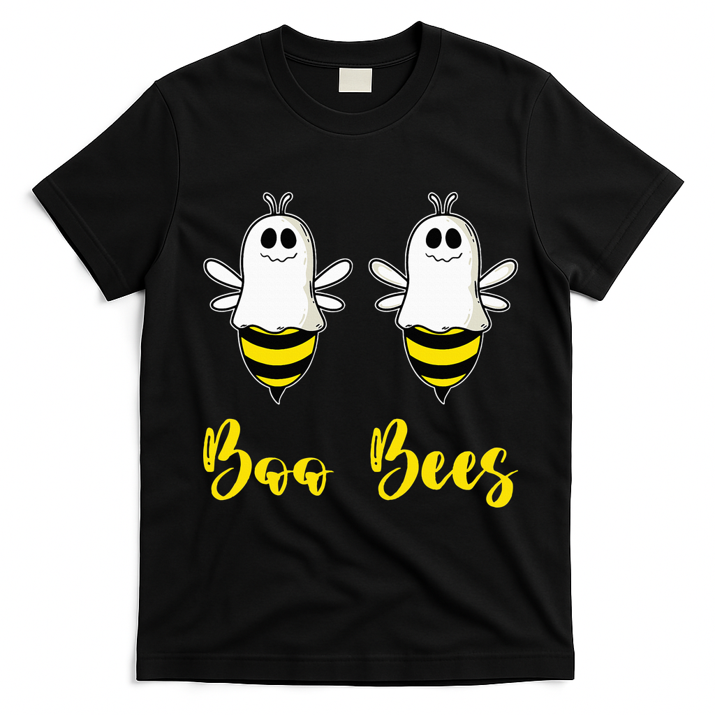Boo Beez Funny Bee  Halloween Costume Bees T-Shirt - Black