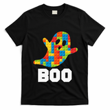 Building Blocks Ghost Boo Master Builder Halloween Costume T-Shirt - Black