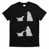Boo Boop Ghost Dog Halloween T-Shirt - Black