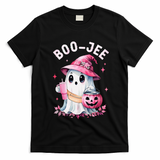 Boujee Boo Jee Spooky Ghost Halloween Pumpkin Costumes T-Shirt - Black