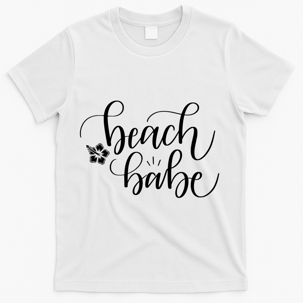Beach Babe Summer T-Shirt - White
