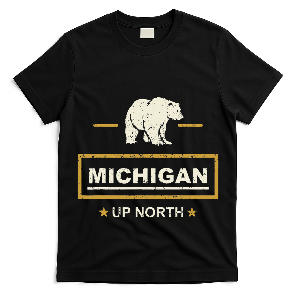 Black Bear  Wo Upper Peninsula Michigan Up North T-Shirt