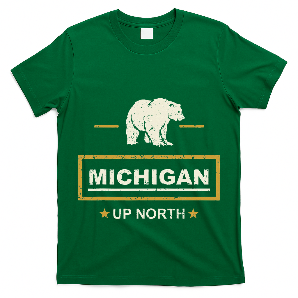 Black Bear  Wo Upper Peninsula Michigan Up North T-Shirt