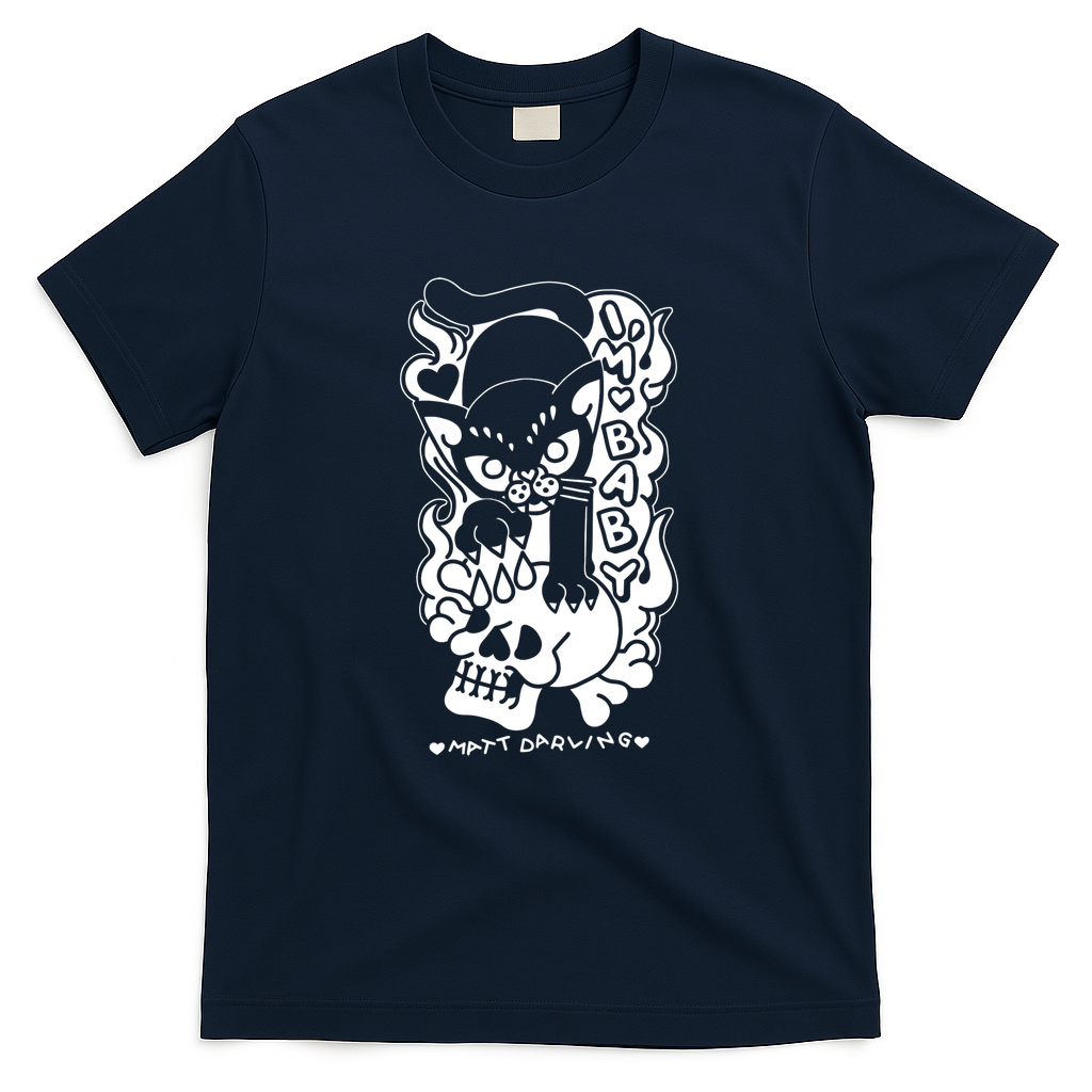 baby cat - Navy