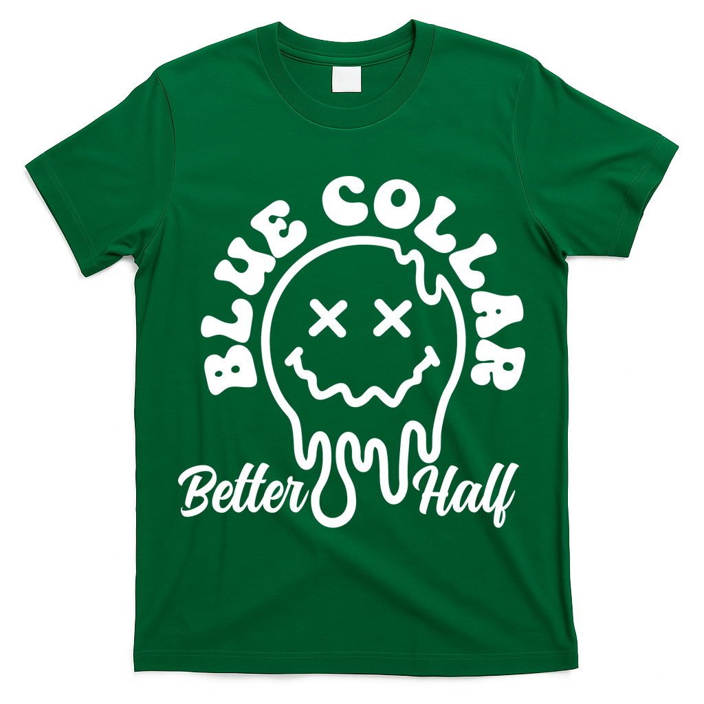 Blue Collar Better Half Funny T-Shirt