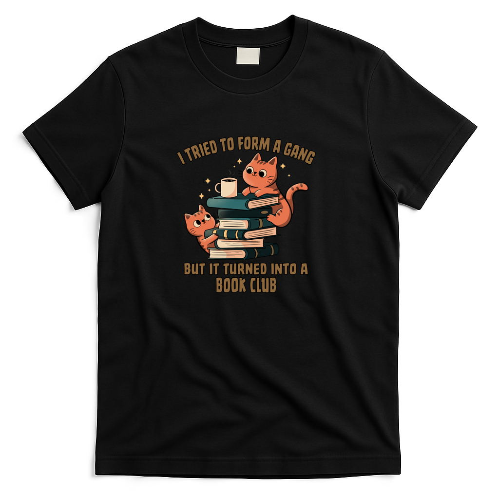 Book Club Cat Gang by Tobe Fonseca - Black