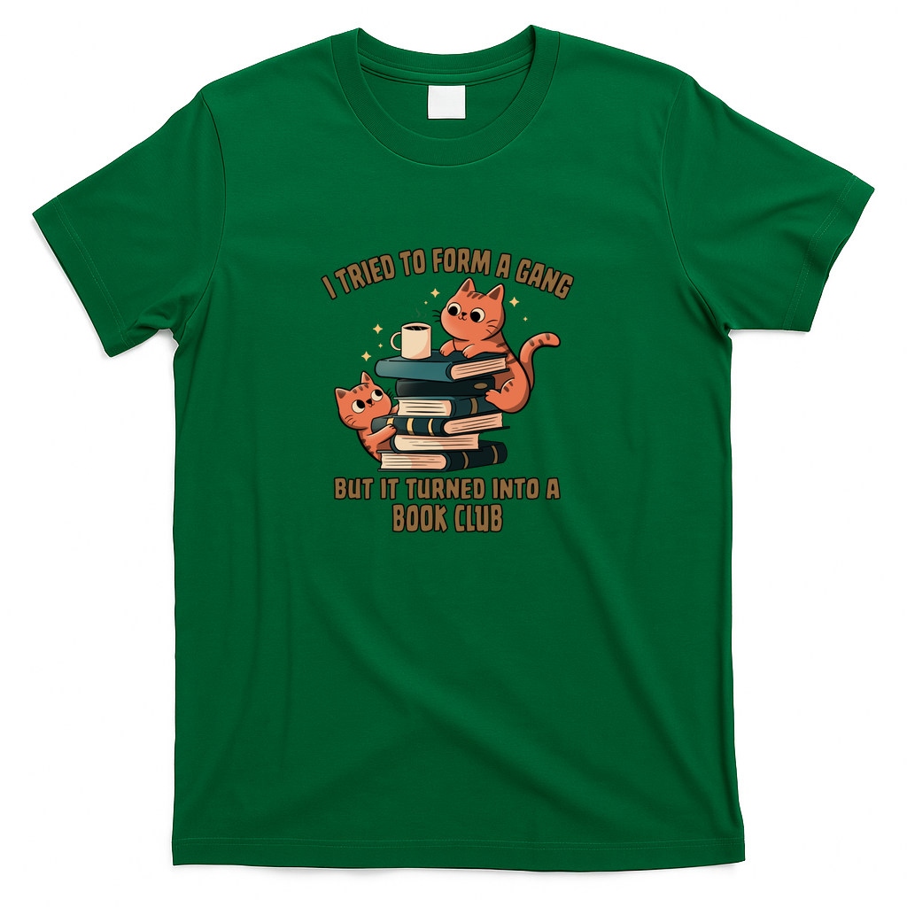 Book Club Cat Gang by Tobe Fonseca - Green