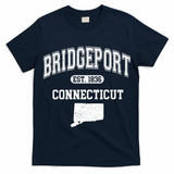 Bridgeport Connecticut Est. 1836 Varsity T-Shirt