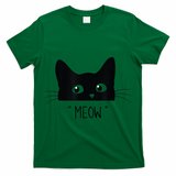 Black Cat Meow Cat Meow Kitty Funny Cats Kitty T-Shirt
