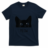 Black Cat Meow Cat Meow Kitty Funny Cats Kitty T-Shirt