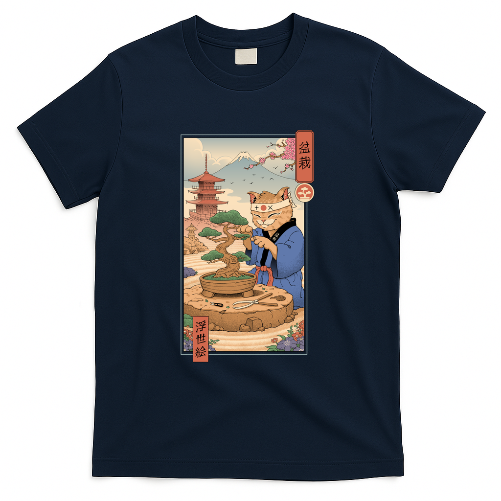 Bonsai Cat Meowster - Navy
