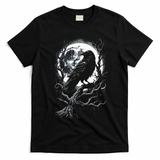 Black Crow Raven Bird T-Shirt - Black