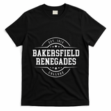 Bakersfield College Renegades Arch Vintage Classic Design Gift T-Shirt - Black