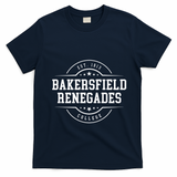 Bakersfield College Renegades Arch Vintage Classic Design Gift T-Shirt - Navy Blue