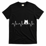 Black Cat With Coffee Cute Cats And Coffee Lover T-Shirt