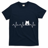 Black Cat With Coffee Cute Cats And Coffee Lover T-Shirt