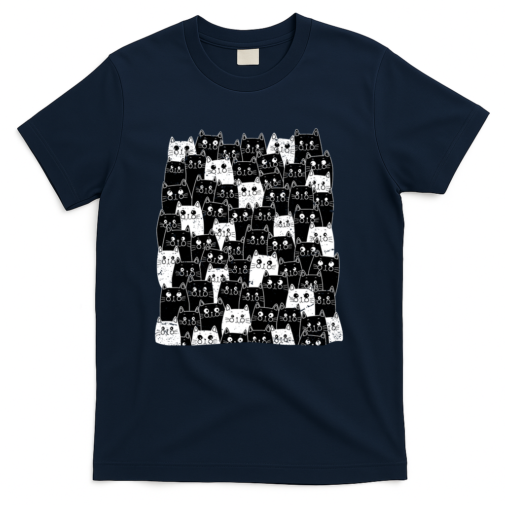 Black cats, white cats - Navy