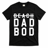 Beach Dad Bod Summer Vacation T-Shirt - Black