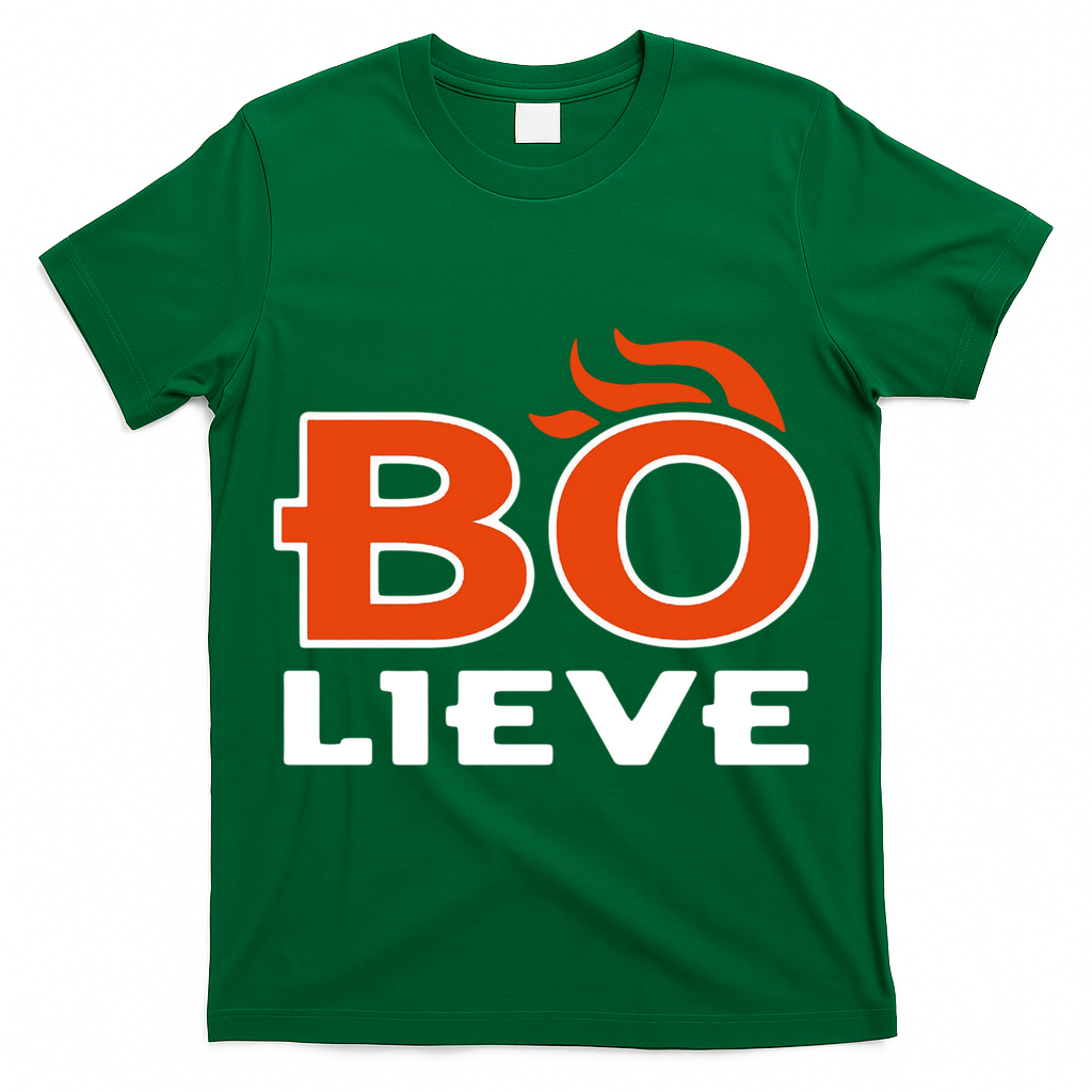 BO-lieve Denver Football  T-Shirt