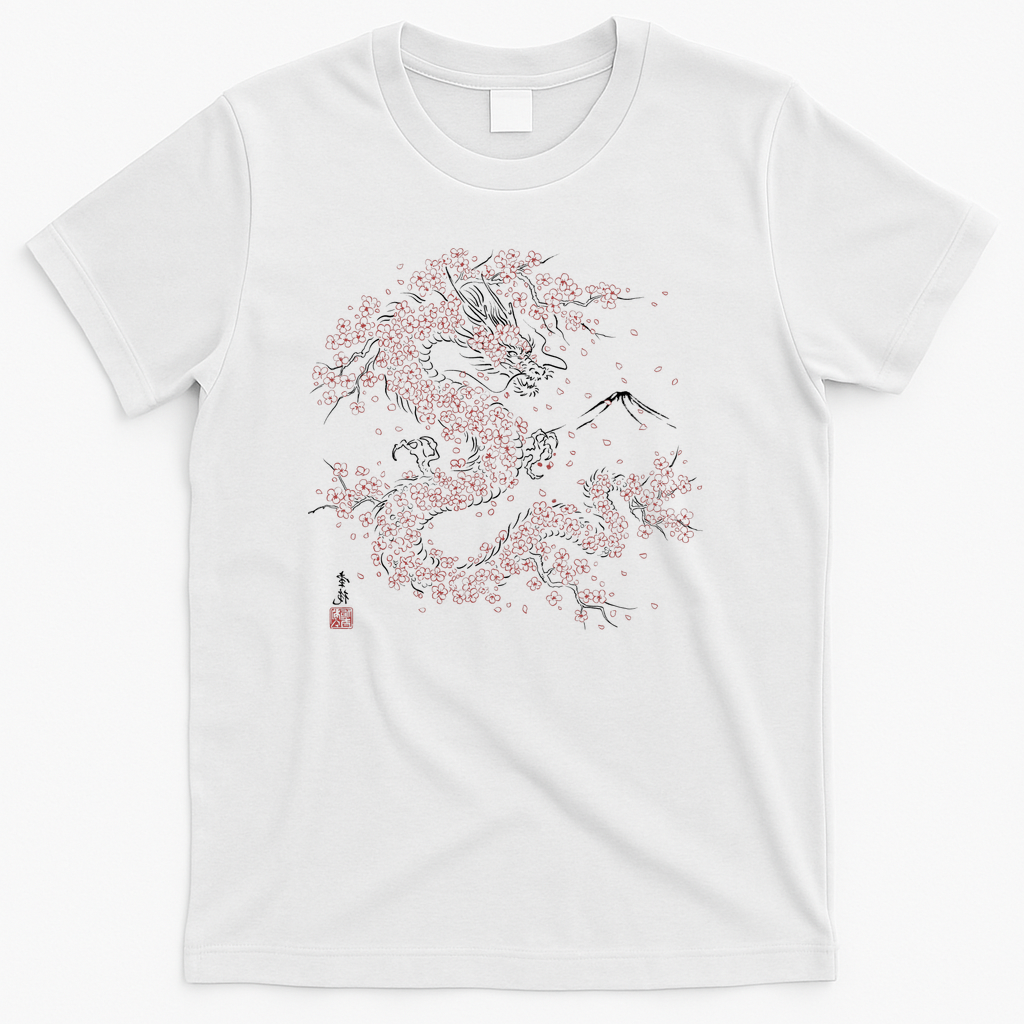 Blossom Dragon - White