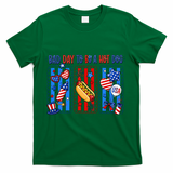 Bad Day To Be A Hot Dog July 4th Funny T-Shirt - Green