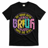 Bruh Do Your Best Rock The Test Day Teacher Student Funny T-Shirt - Black