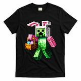 Bunny Egg Happy Easter Video Game Pixel T-Shirt