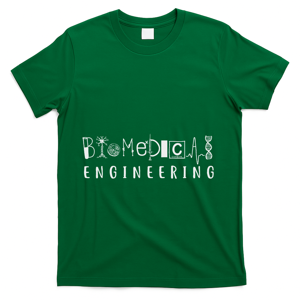 Biomedical Engineering Sciences Biomed Engineer Bme Gifts T-Shirt - Green
