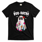 Booracha Funny Halloween Ghost Boo Jee Ghost For Halloween T-Shirt - Black