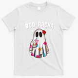 Booracha Funny Halloween Ghost Boo Jee Ghost For Halloween T-Shirt - White