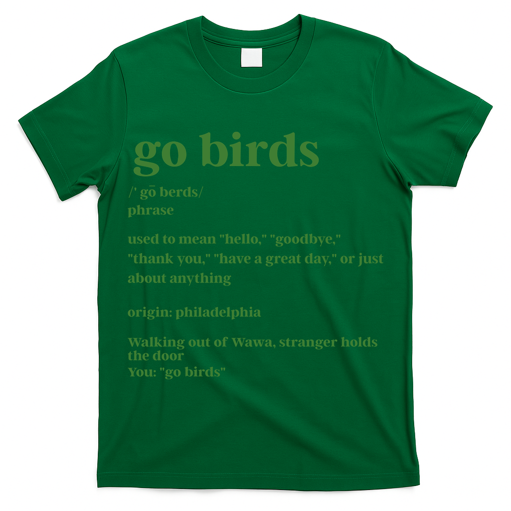 Birds Fly Philadelphia Football Philly Football T-Shirt
