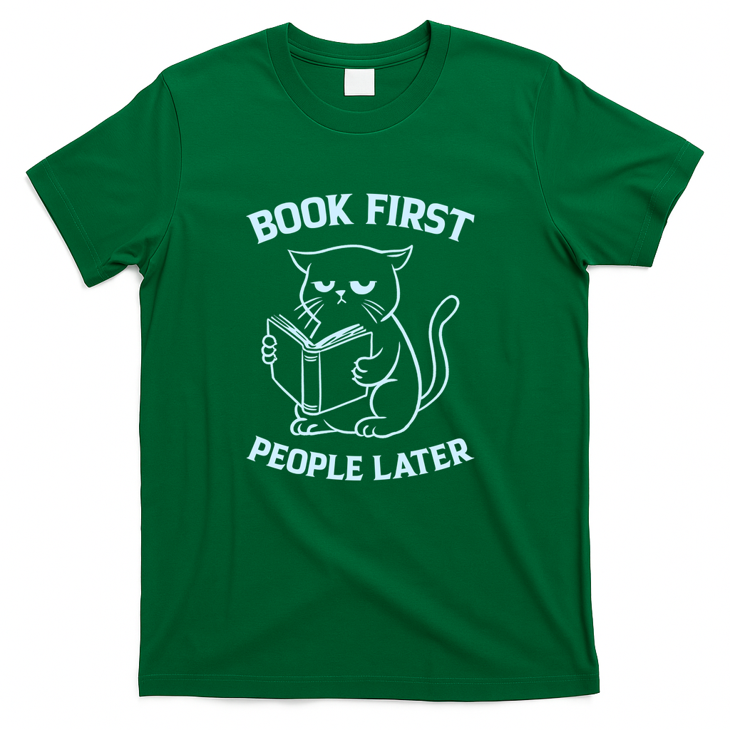 Book First People Later - Green