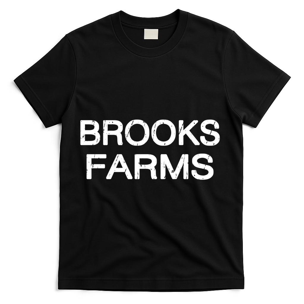 Brooks Farms Squad Family Reunion Last Name Team Great Gift T-Shirt - Black
