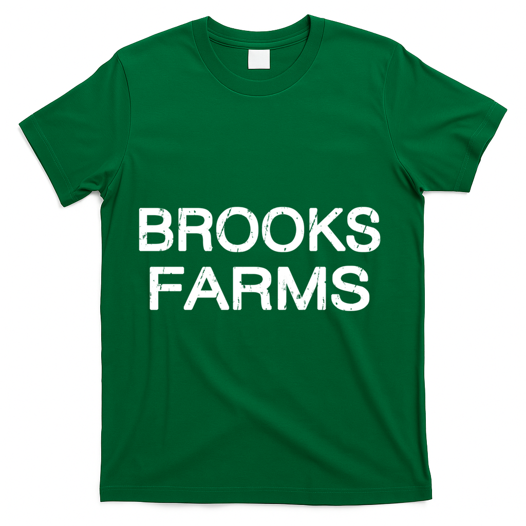 Brooks Farms Squad Family Reunion Last Name Team Great Gift T-Shirt - Green