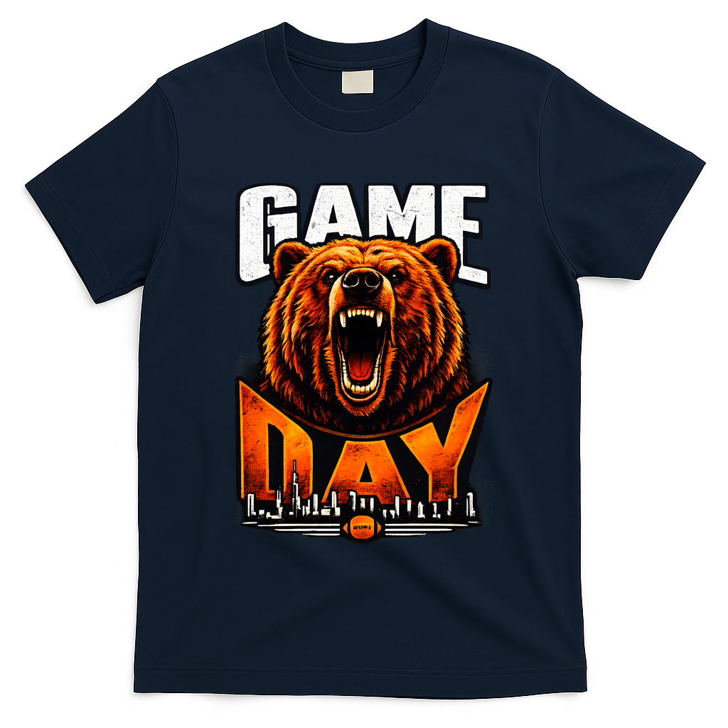 Bear Game Day Football Fan Vintage T-Shirt