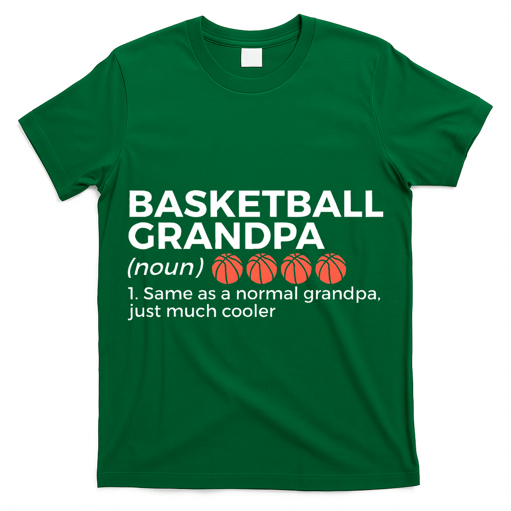 Basketball Grandpa Definition T-Shirt