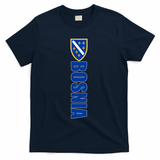 Bosnia Gift Flag Bosnia Herzegovina Sarajevo Emblem T-Shirt - Navy