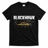 Blackhawk Helicopter Aircraft T-Shirt - Black