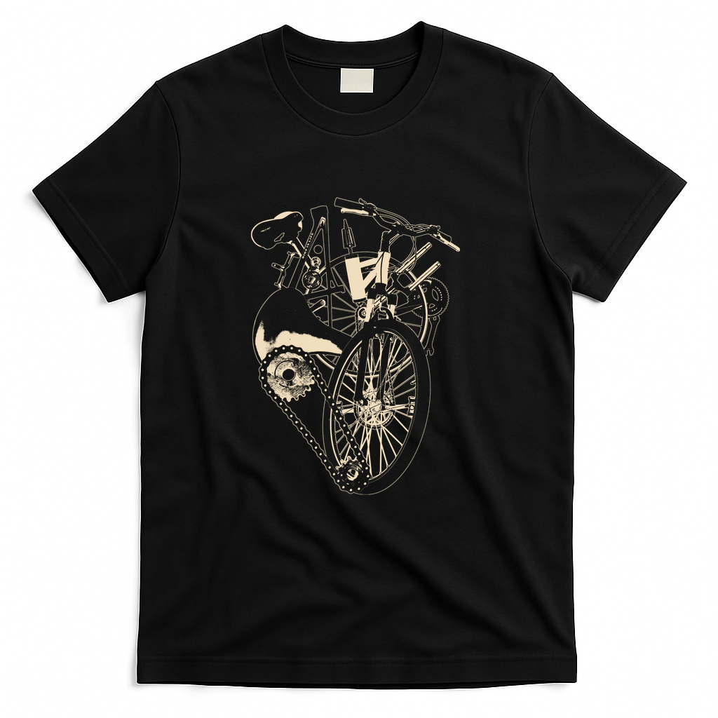 Bicycle Heart by Tobe Fonseca - Black