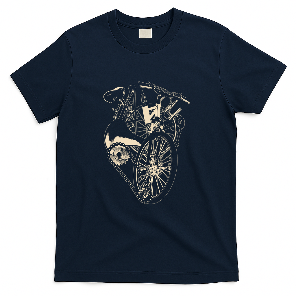 Bicycle Heart by Tobe Fonseca - Navy